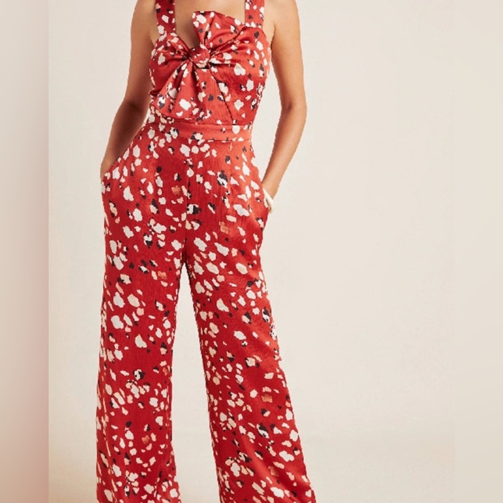 NWT Adelyn Rae by Anthropologie Animal Print Jumpsuit